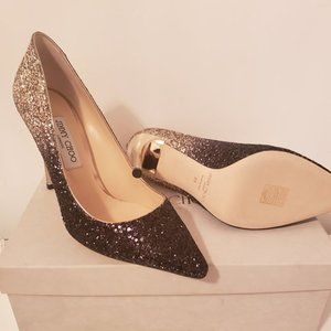 ❌SOLD❌JIMMY CHOO Romy 100 black gold